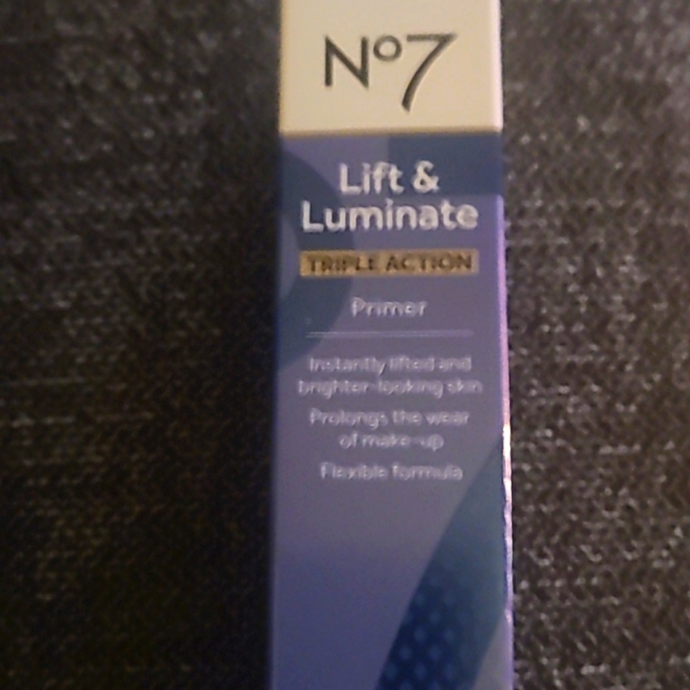 No7 LIFT LUMINATE TRIPLE ACTION PRIMER 30ml/1oz read all pics